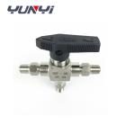 SS Welding 3 Way Thread Ball Valve 8500psi Leak Tight Performance