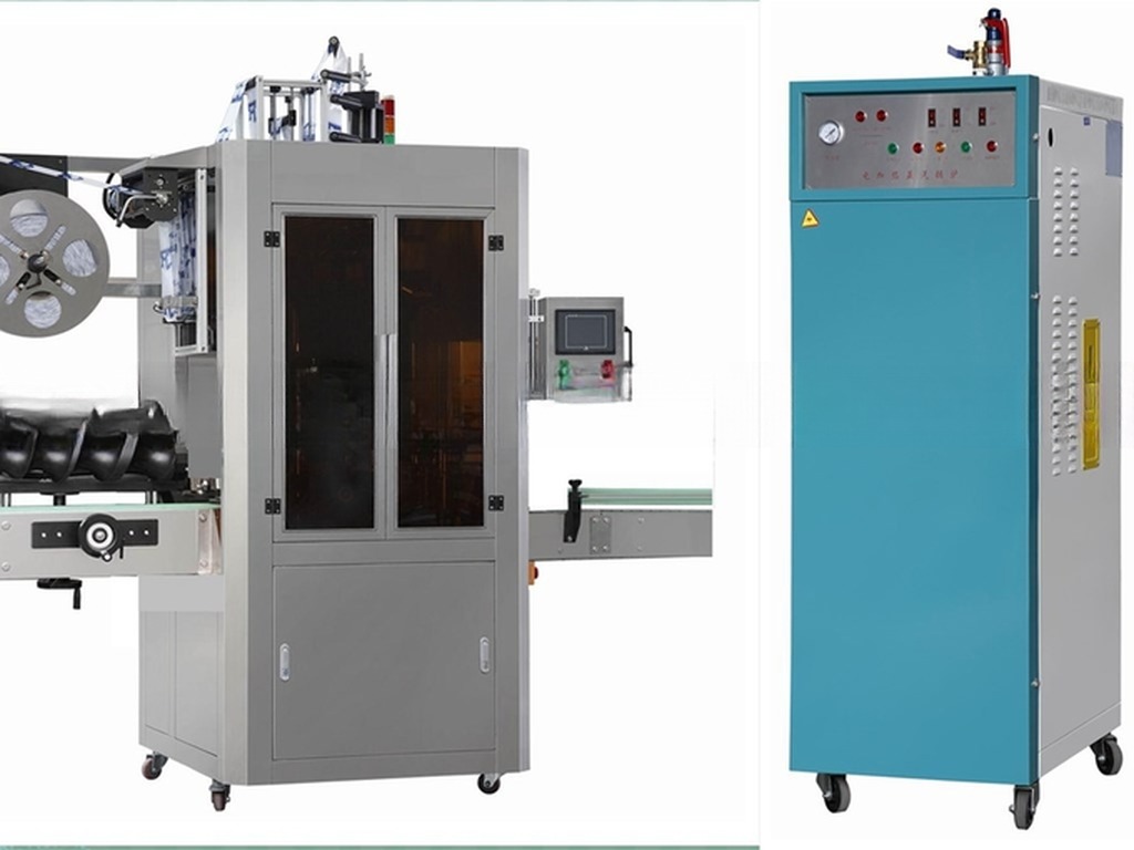 Plastic Mineralized Water Bottle Steam Shrink Sleeve Labeling Machine with 9000BPH Speed
