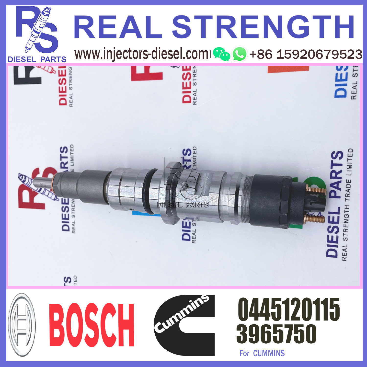 secure payment C.R.fuel injector 0445120240 0445120037 0445120115 3965750 fit for TRUCK
