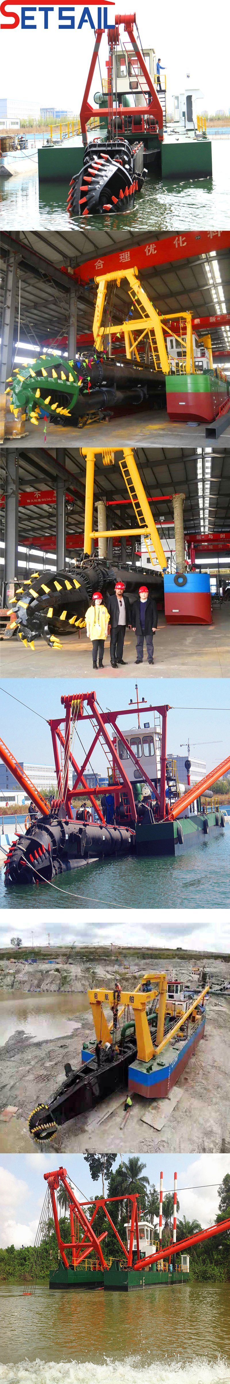 Hydraulic Cutter Head Suction Mud Dredger with ISO9000