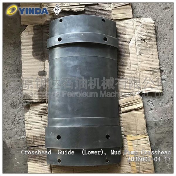 Wear Resistance Mud Pump Crosshead Guide Lower Haihua F1600 35CrMo Forged