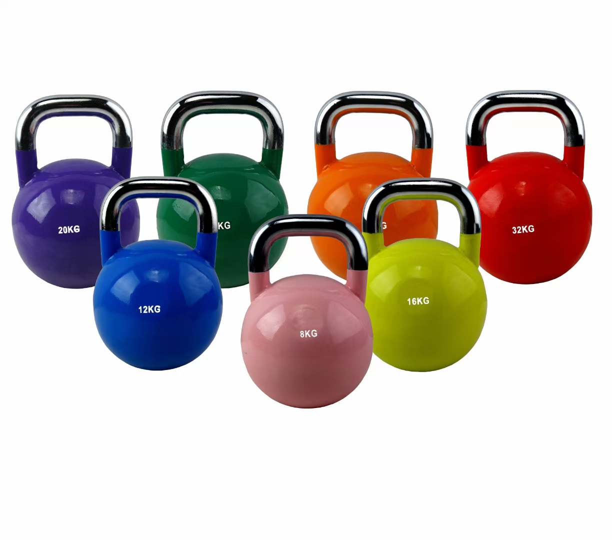 Powder Coated Cast Iron Free Weight Kettlebell Pro Kettlebell 9lb-70lb