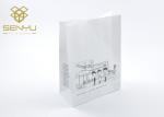 Personalised White Custom Printed Kraft Paper Bags Bread Sweetie Food Packaging