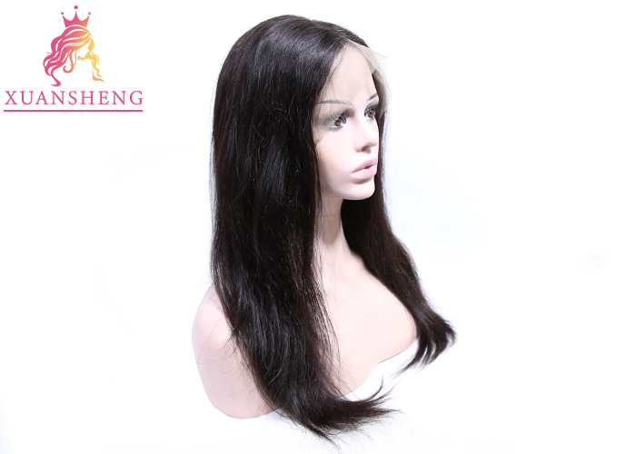 150% Density Human Lace Front Wigs Customized Swiss Lace Silky Straight