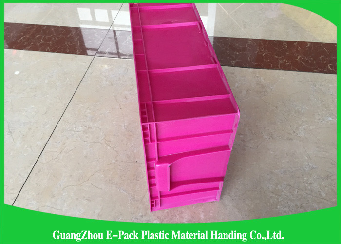 Food Grade Black Storage Boxes , Standard Size Stackable Storage Containers