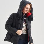 FODARLLOY Women's Fashion Design Female Korean Version Long Winter Coats For