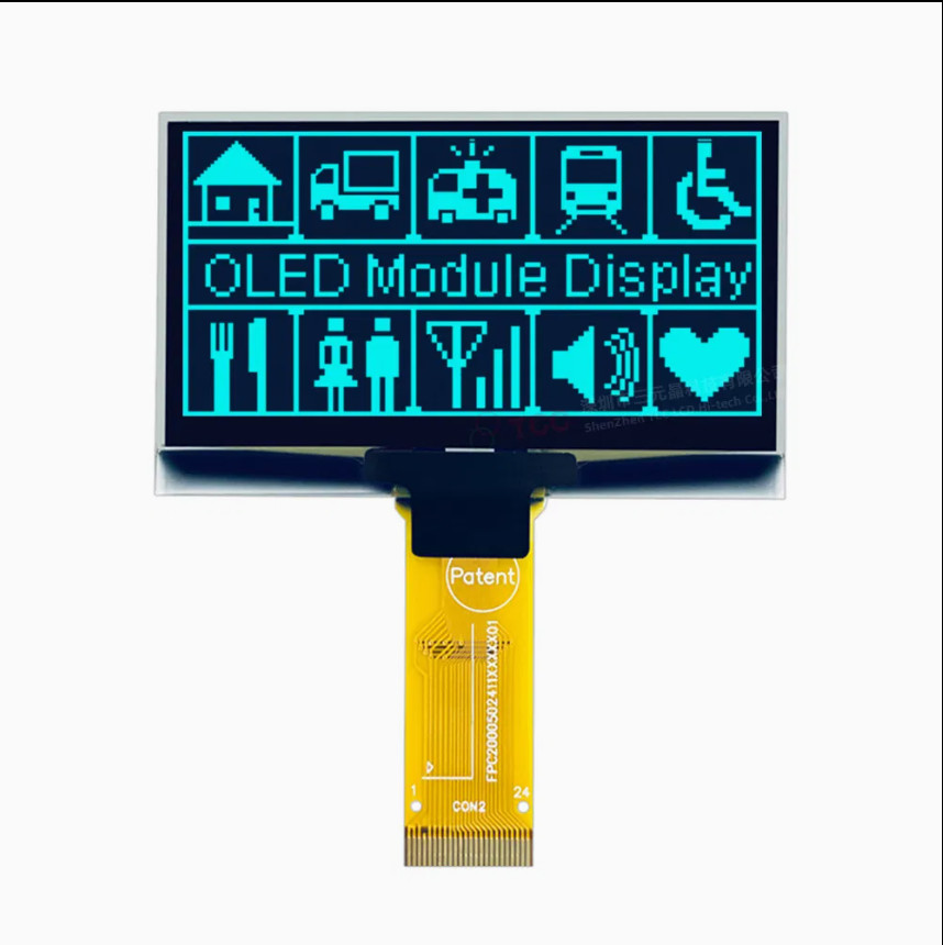 Tcc 2.42" Inch LCD Screen 128X64 Monochrome Module 128*64 OLED Display for Arduino