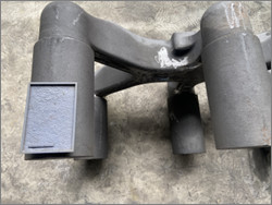 Lost Foam Casting Steel Anode Yoke With Six Pins For Electrolytic Aluminum