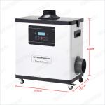 80W Salon Beauty Nail Fume Extractor , 55 dB Fume Extractor System