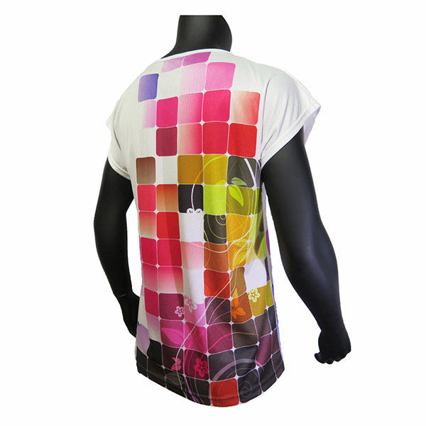 Short Sleeve Colorful Casual Sportswear Slin Fit Ladies Running T Shirts