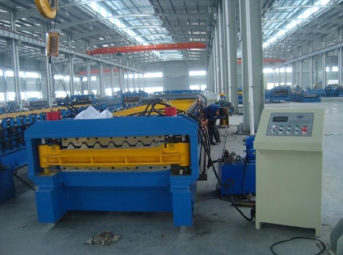 5 Ton Passive Decoiler Double Layer Roll Forming Equipment 20 Station Roller