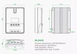 3200W 48v 10A 99.9% MPPT Solar Charge Controller