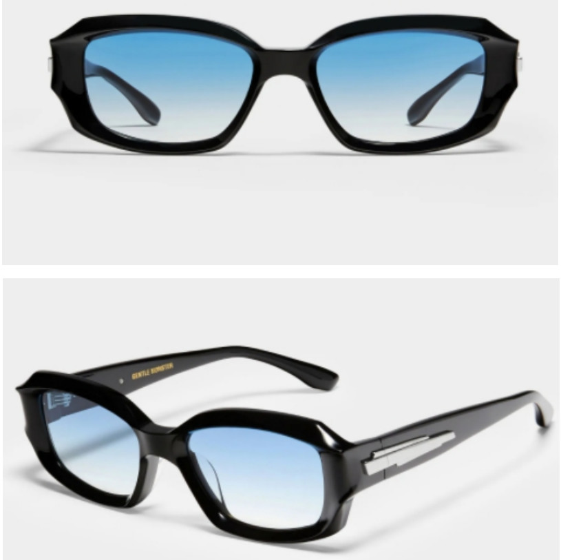 Full Customized Square Acetate Sunglasses Metal Silk Printing Shatterproof