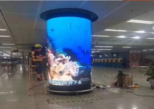 China Rental Flexible LED Curtain , Flexible LED Video Panels Customized Cabinet Size wholesale