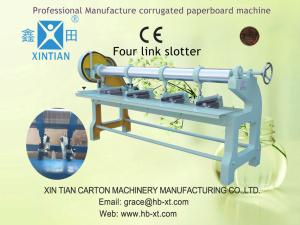 China Single Facer Auto Corrugated Carton Packaging Machinery , Four Link Slotting Machine wholesale