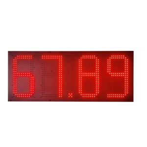 China 4 Digits 7 Segments Led Gas Price Sign 13in Gas Station Digital Price Signs wholesale