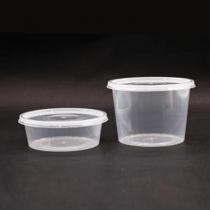 China Microwave Safe Takeaway Round Hot Soup Bowl Disposable With Plastic Lid wholesale