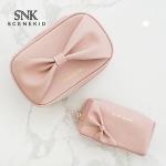 Zipper Closure Practical PU Cosmetic Bag For Travel