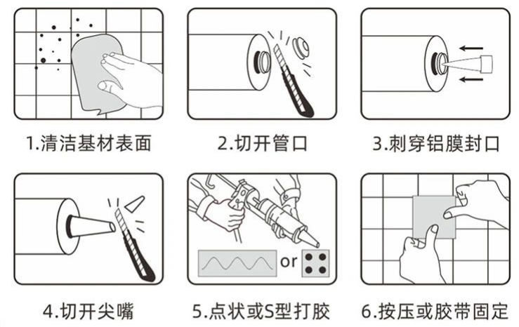 Adhesive High Heat Resistant Glue For Artificial Stone And Rock Slate -40-120C