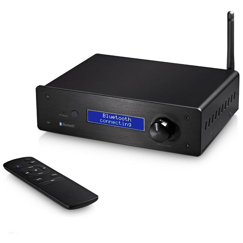 2 Channel Home Theater Wireless Audio Amplifier Class D Amp With Subwoofer Output