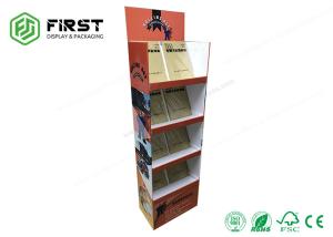 China Customized Book Cardboard Display Stand, Exhibition Carton Floor Display wholesale
