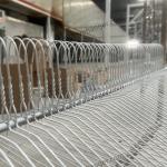 Laundry Services with Dry Cleaner Wire Hangers In White