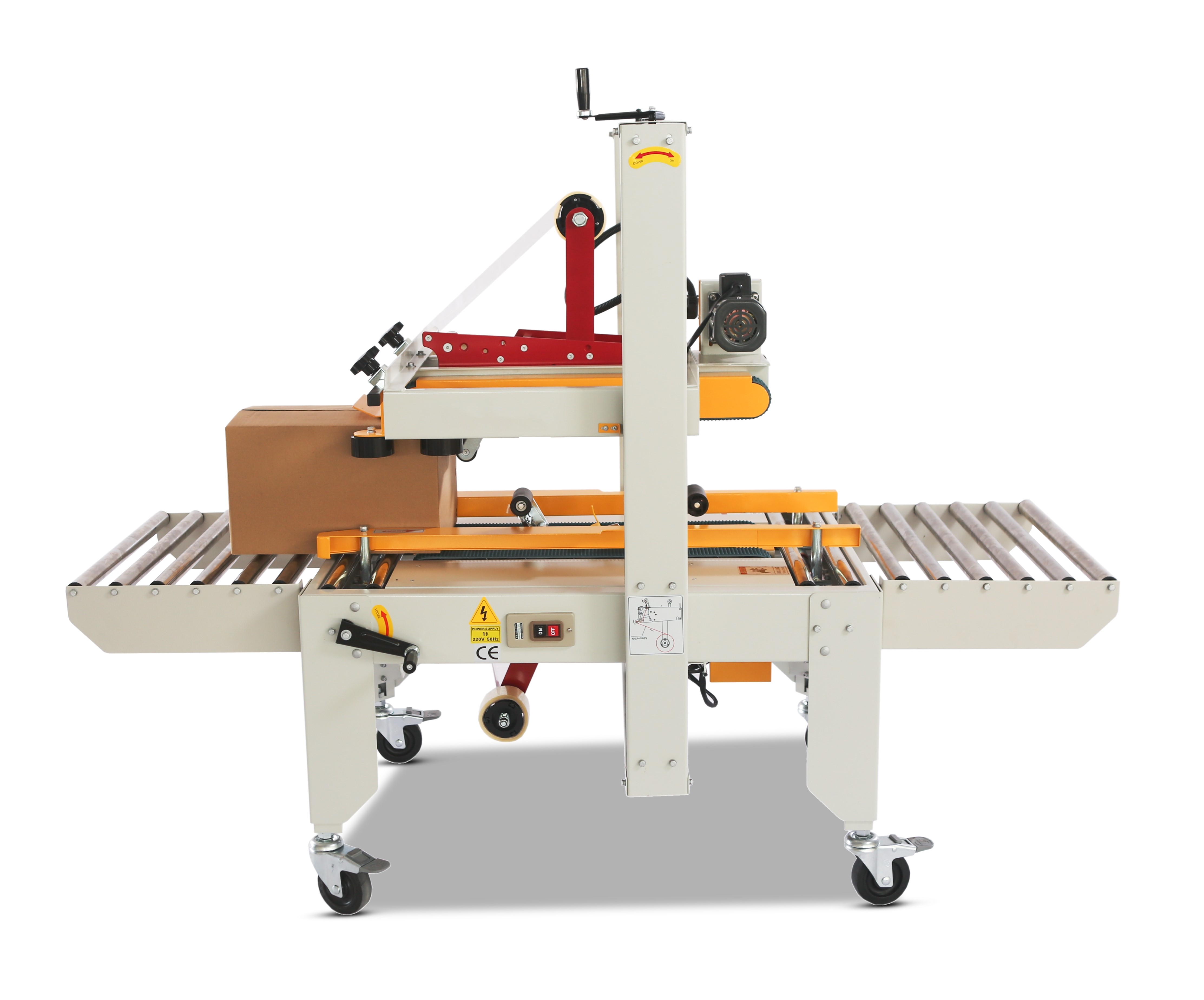 Semi Automatic Carton Tape Sealing Machine Stainless Steel 304