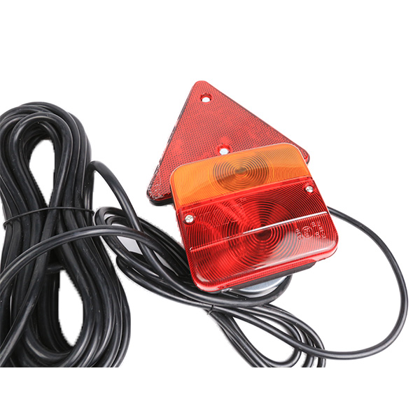 Plastic Trailer Identification Lights With Reflector Magnet Cable IATF16949