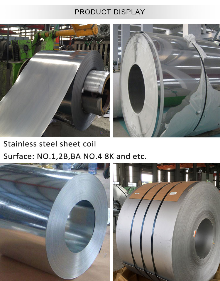 J3 201 Stainless Steel Coil 202 BA Surface Finish Ferritic High Strength