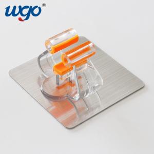 China No Drilling Cleaning Tools Hanger , Wall Mount Broom And Mop Holder wholesale