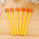 0.5mm Cute Pumpkin Shape Neutral Signature Pen Creative Halloween Gift Gel Pen