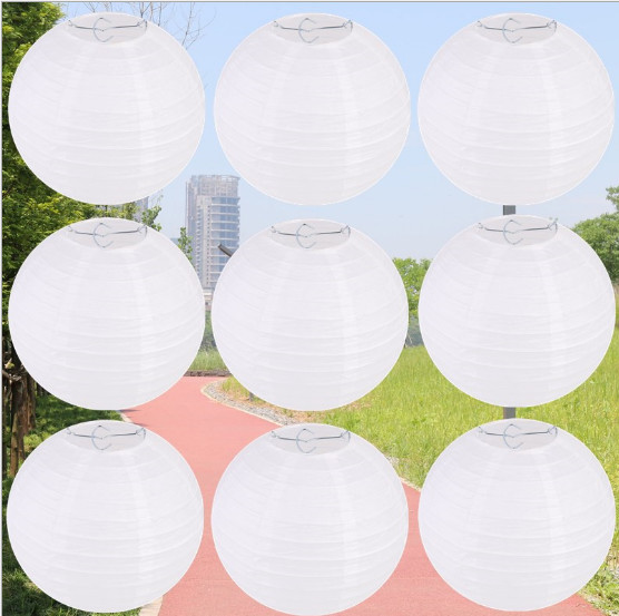 White Lantern Wholesale, Spot Wedding Paper Lanterns, Children's Drawing