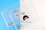 stationery bags file zipper bag, Frosted Plastic EVA Garment Packing Bag, Suit