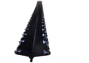 China 6 Foot Height Farm Y Fence Post Black Color Painted Antirust wholesale