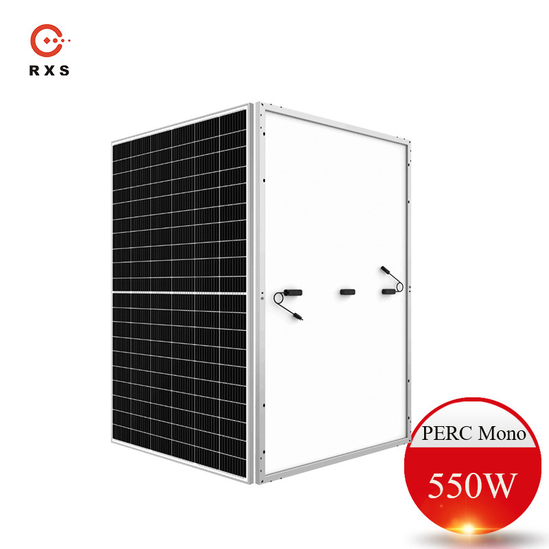 Rixin 550W Solar PV Module 144 Cells Monocrystalline Solar Panels Waterproof