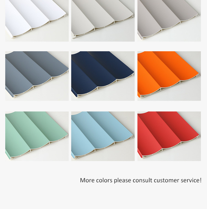 15mm Wood Plastic Composite Wall Cladding WPC Fluted Wave Panel