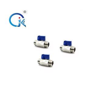 China 316 Stainless Steel Angle Valve OEM Mini Male Female Ball Valve wholesale