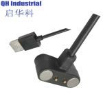 2PinBronze Battery Screw Pog Pin Socket Pogo Pin Magnet Connectors Salt Spray