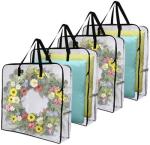 VENO 5 PACK MOVING BAGS, WREATH STORAGE BAG, GARLAND CONTAINER, MOVING AND