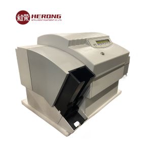 Desktop Card Embossing System Datacard Embosser 2 Line LCD Display