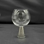 Electroplate Diamond Base Wine Glass Set