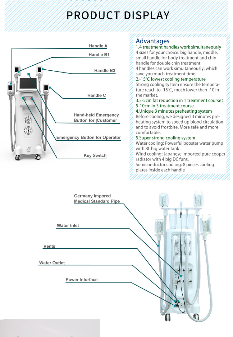 Cryolipolysis Cryotherapy Slimming Machine Price Fat Freezing Machine CE loss weight shaping