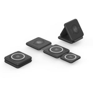 China Multiple Devices 3 In 1 Wireless Charger Travel RTOPS Magnetic Wireless Charger wholesale