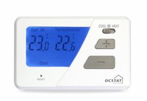 China Clear LCD Display Wired Room Thermostat Digital Heating System For Commercial Buliding wholesale
