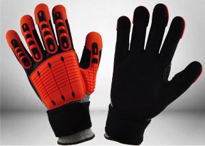 China Industrial Mechanic Work Gloves Impact Resistant Mechanic Safety Gloves 13 Gauge wholesale