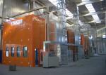 Diesel Heating Bus Full Downdraft Spray Booth Middle Door Paint Room