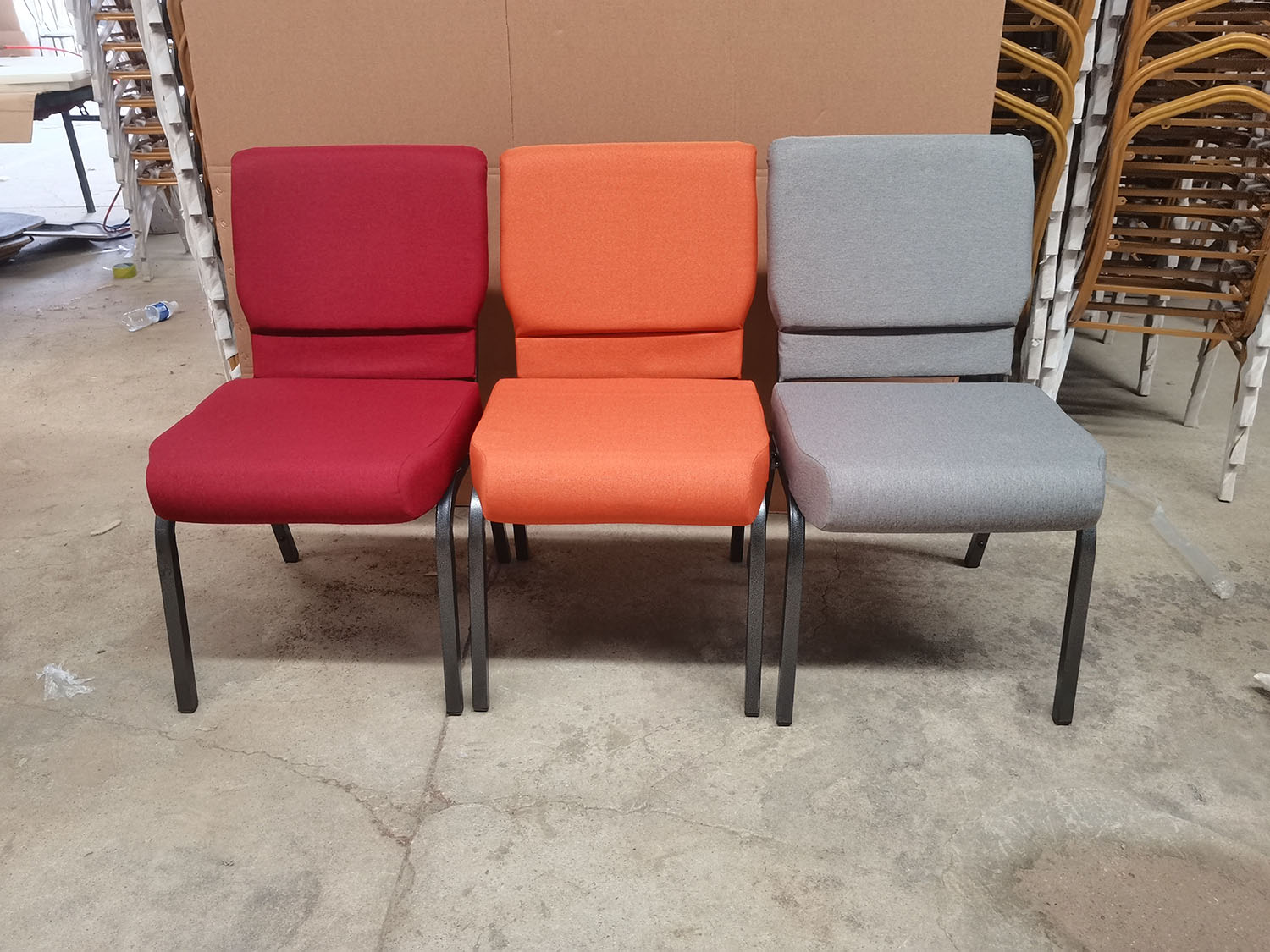 Commercial Stackable Church Chairs Red Chairs For Church Sanctuary