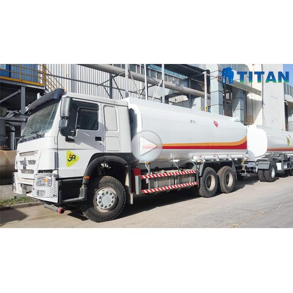 TITAN Howo Fuel Tank Truck Price Sino Truck Howo Truck Fuel Tanks for Sale