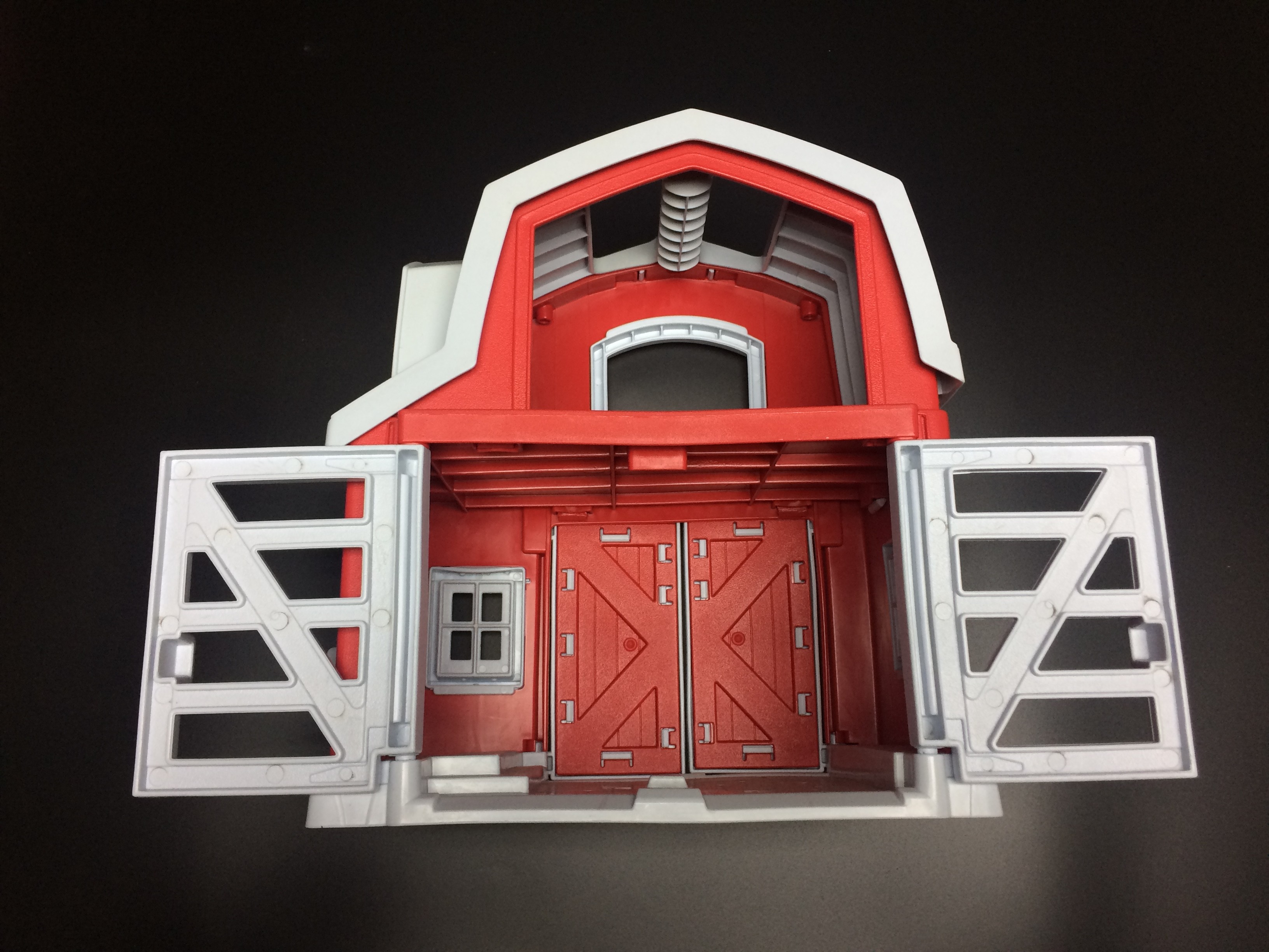 OEM Injection Plastic Mold Makers Red And Grey Color Stable Toys For Kids
