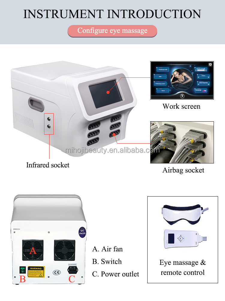 Desktop Infrared Pressotherapy Machine For Slimming And Detoxification